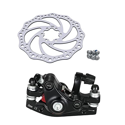 frein à disque pour vélo route | Ensemble freins à disque mécaniques – Accessoires d'équitation avec rotor 160 mm, étrier avant et arrière pour VTT, vélos route Cipliko