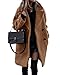 ORANDESIGNE Donna Cappotto Inverno Cappotti in Pile Sherpa Teddy Giacca Caldo Giubbotto Giacche Pelliccia Oversized Cappotto Autunno Elegante A Cammello S