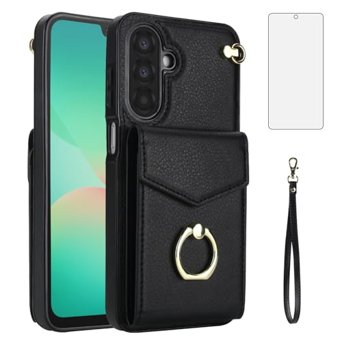 Étui Samsung Galaxy A56 5G Asuwish avec protège-écran et porte-cartes