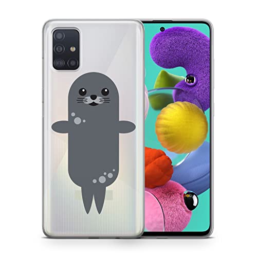 Coque Huawei P40 silicone König Design avec motif phoque mignon