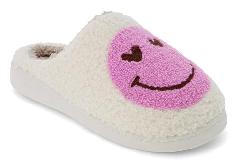 MIA Women’s Cozi Plush Indoor/Outdoor Slippers – Soft Faux-Fur Lining, Terry Cloth Upper, Lightweight Anti Slip Sole3