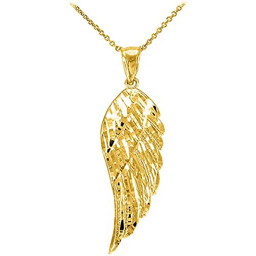 Religious Jewelry 14K Yellow Gold Dangling 1-1/5