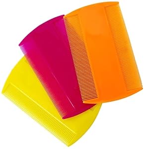 LovinPup Pet Flea Comb Lice and Flea Comb for Dogs and Cats Double Sided Professional Comb Set Fine Tooth Comb for Pet of Any Size