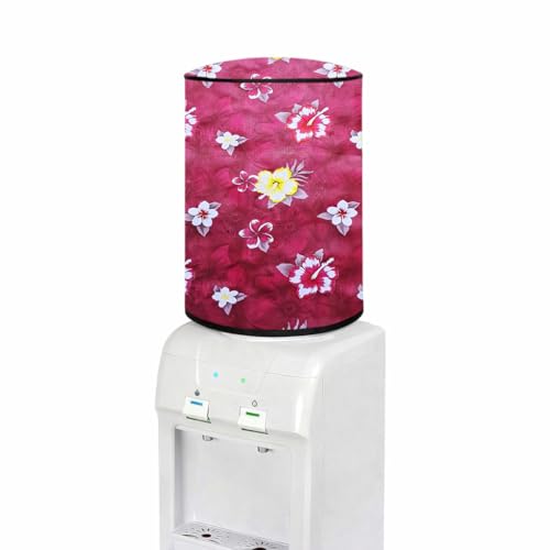 Image of Multicolor 20 Litre Water Dispenser Bottle Cover | Waterproof & Dustproof PVC Fabric | Reusable Protective Cover for 20L Water Can (floral-22)