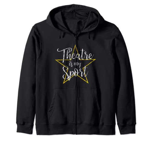 Teatro Es Mi Deporte Musical Teatro Juvenil Thespian Broadway Sudadera con Capucha