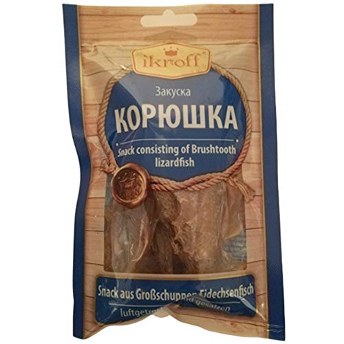 Koruschka Fisch luftgetrocknet gesalzen (5 x 36g) Beer Snack Mahlzeit lizard fish