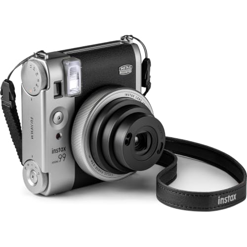 Image of Fujifilm Instax Mini 99 Instant Film Camera Silver Value Bundle with Case