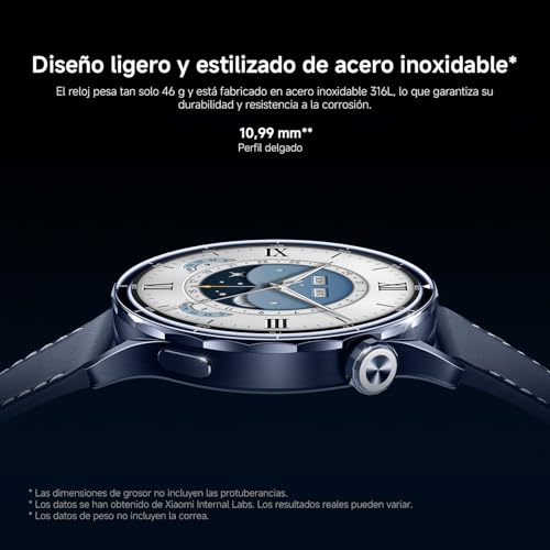 XIAOMI Watch S5 46 mm, smartwatch Hombre y Mujer, GPS, 21 días, Negro - Image 4