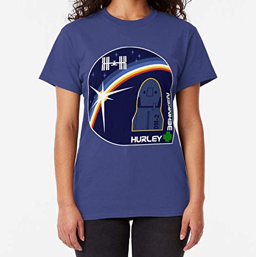HanhphuvTee SpaceX Crew Dragon DM2 Mission Patch Classic T shirt Hoodie for Men Women Unisex