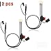 Bates- SAE Battery Connector, 2 FT, 2 Pack, SAE to O Ring Terminal Harness, 2 Pin Battery Connector
