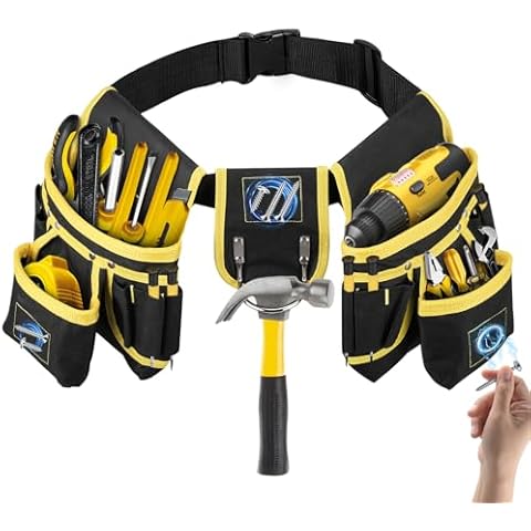 Nastopee 27-Pocket Adjustable Tool Belt Cover