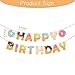 Donut Party Supplies - Donut Happy Birthday Banner - Donut Themed Party Tea Party Birthday Baby Shower Wall Decoration