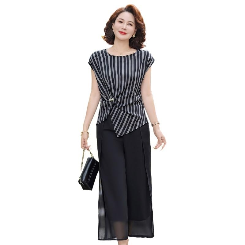 Ensemble d'été rayé femme idéal pour vos vacances au soleil
