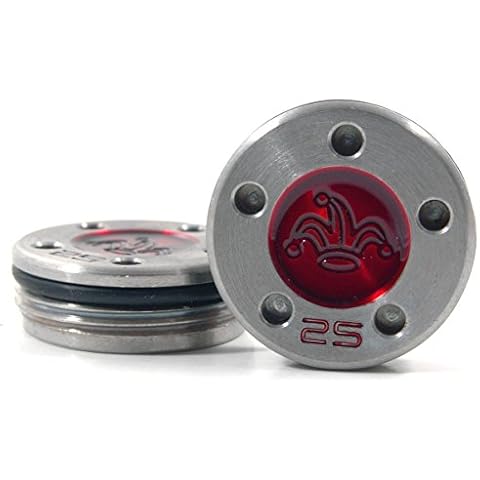 19th Hole Custom Shop 2 of 25g Weights for Scotty Cameron Golf Putters, Jester Crown, Red Cover