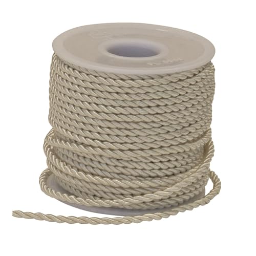 Nastro corda cordino AVORIO 3 mm x 25 metri