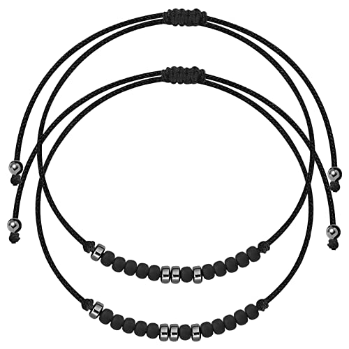 FEELMEM Morse Code Bracelet Set of 2 - Best Friend Gift You're My Favorite Bitch - Maid of Honor Jewelry2