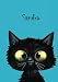 Sandra - Katzen-Malbuch / Notizbuch / Tagebuch: DIN A5 - blanko
