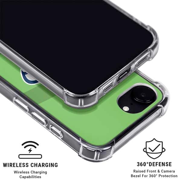 Skinit Clear Phone Case Compatible with iPhone 16e - Officially Licensed NFL Seattle Seahawks Double Vision Design