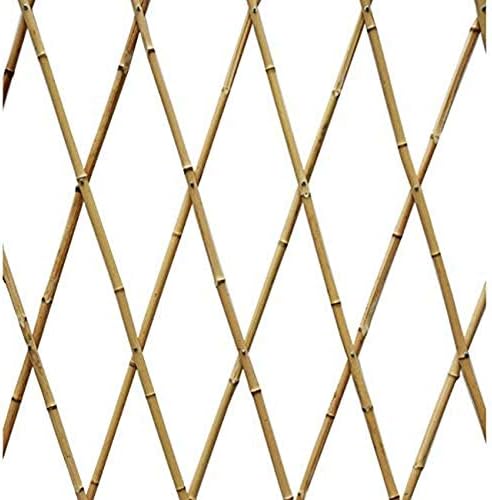 Suinga Celosia de Bambu de 120 x 240 cm, para enredaderas. Útil para jardines, vallas, decoración, sujeción de plantas