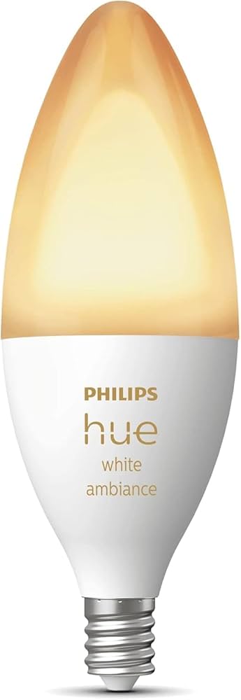 その他 Hue PHILIPS shape light Philips Hue 40W B39 Candle-Shaped Smart LED Light Bulbs