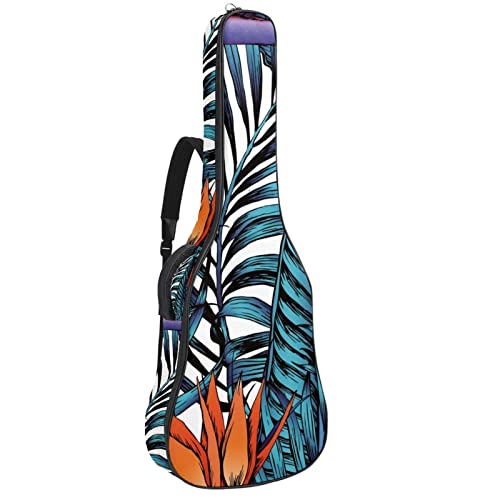 Sac a dos guitare acoustique impermeable ethnique housse 42.9x16.9 in