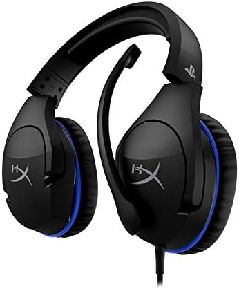 HyperX Cloud Stinger  Gaming Headset, Official PS4 Licensed for PlayStation4, Lightweight, Rotating Ear Cups, Memory Foam, Durability, Steel Sliders, Swivel-to-Mute Noise-Cancellation Microphone