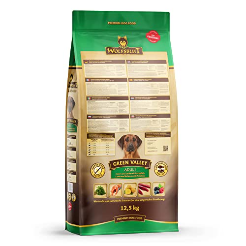 Wolfsblut - Green Valley - 12,5 kg - Lamm und Lachs - Trockenfutter - Hundefutter - Getreidefrei