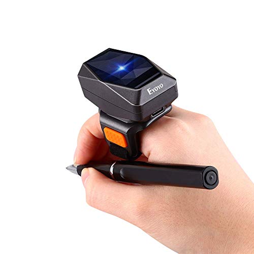 Eyoyo lecteur code-barres QR Bluetooth anneau portable 2D 1D