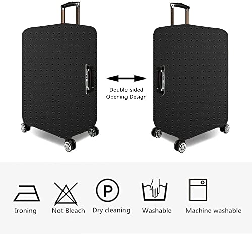 7-mi Travel Luggage Cover Protector, Washable Suitcase Protector Anti-scratch Spandex Baggage Covers Fits 19-21 Inch Luggage by 7-Mi - Used condition - Image 2