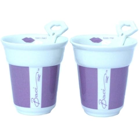 Baci Milano 2 Cappuccinotassen mit Löffel Cover