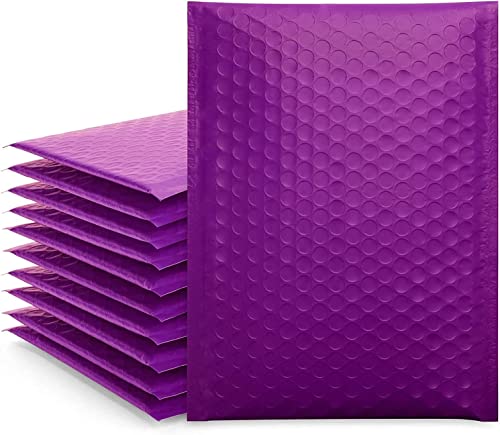 purple poly bubble mailers 6x10" 50Pcs Cover