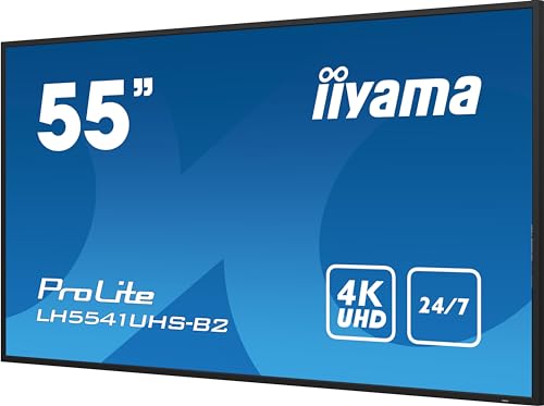 IIYAMA 55' dalle IPS 4K UHD 3840x2160 8ms 500cdm² Haut parleurs 3xHDMI 1xVGA USB Media Player Neuf - vue 10