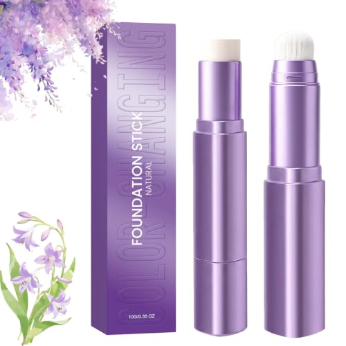 Facelove Foundation Stick Facelove Changing Foundation Stick 2-in-1 Color-Changing Foundation Stick Hydrating Long-Lasting Lightweight Matte Concealer Foundation Stick (1PCS)