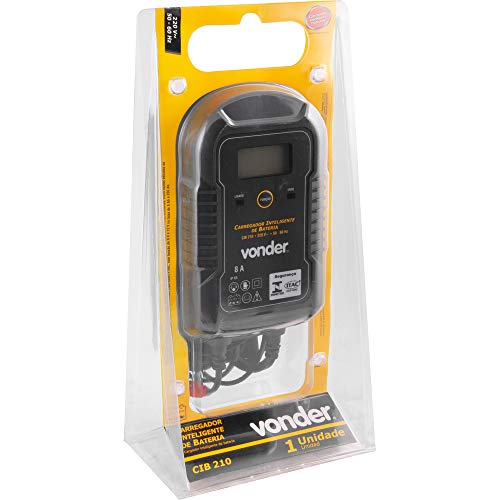 Vonder, Carregador Inteligente De Bateria 220 V~ - 240 V~, Cib 210.