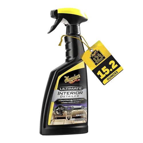 Meguiar's G16216 Ultimate Interior Detailer, Protects Interior Surfaces from Dirt and Grime, Leaves Your Surfaces Protected from UV Rays and Giving It a Lasting Finish, 15.2 Oz Spray Bottle by Meguiar's - Used condition - US$7.20
