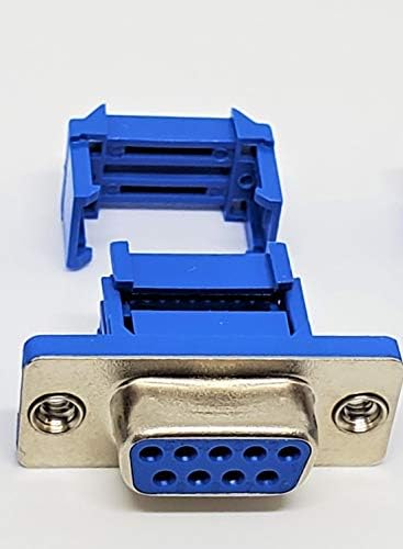 10-Pack DB25 Female D-Sub Connectors - 25 Pin Crimp Type For PC Accessories & Electronics