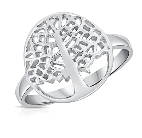 Bague Arbre de Vie en argent 925 de haute joaillerie plaqué or