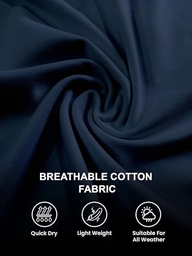 Image of XENOVAURBAN Cotton Polo t Shirt for Man | Regular Fit Solid Color Classic Cotton Polo T-Shirt with Collar for Men
