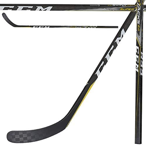 CCM Super Tacks 2.0 Pro Grip Composite Team Stick Grip (Choose Hand, Flex, and Curve) (Left, P90, 105)