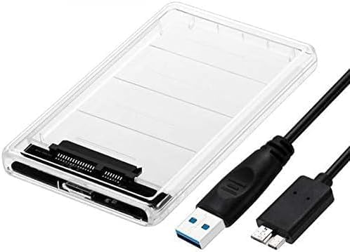 Case para HD Transparente USB 3.0 Testado por 7 dias