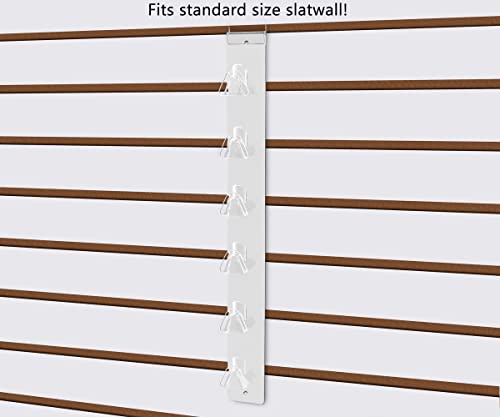 Marketing Holders 6 Tier Acrylic Sunglasses/Eyeglasses Display Slatwall White #TOP2