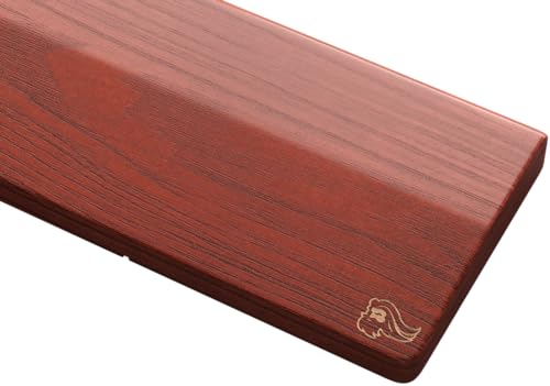 Image of Glorious TKL Wrist Rest - Brown Wooden Wrist Rest - Mechanical Keyboard Wood Ergonomic Palm Rest - 14x4 inches /19mm Thick (GV-87-BROWN)