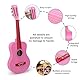CB SKY 76cm Akustikgitarre Nylon Saiten Gitarre Pink Mädchen Kinder Student Gitarre für Anfänger Schüler Alter 3-12