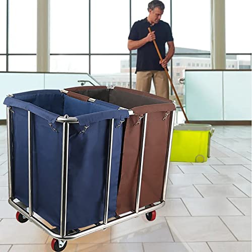 Chariot de tri à linge commercial robuste idéal pour un tri efficace - 4