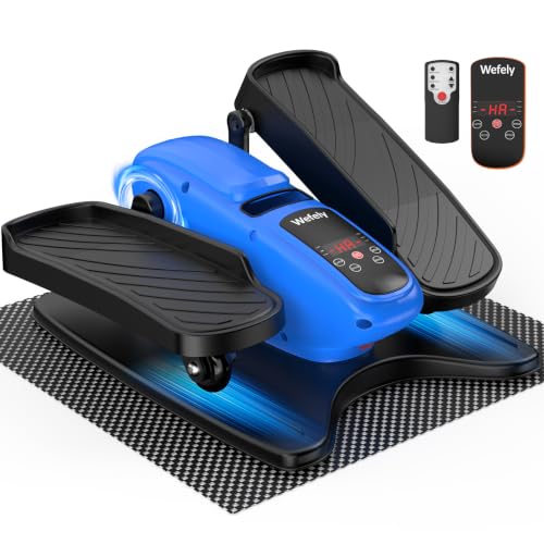 Image of Under Desk Elliptical Machine,Leg Exerciser While Sitting for Seniors with 12 Adjustable Speed RF Remote Control,Quiet & Portable Mini Seated Pedal Exerciser with Non-Slip Mat for Home Office