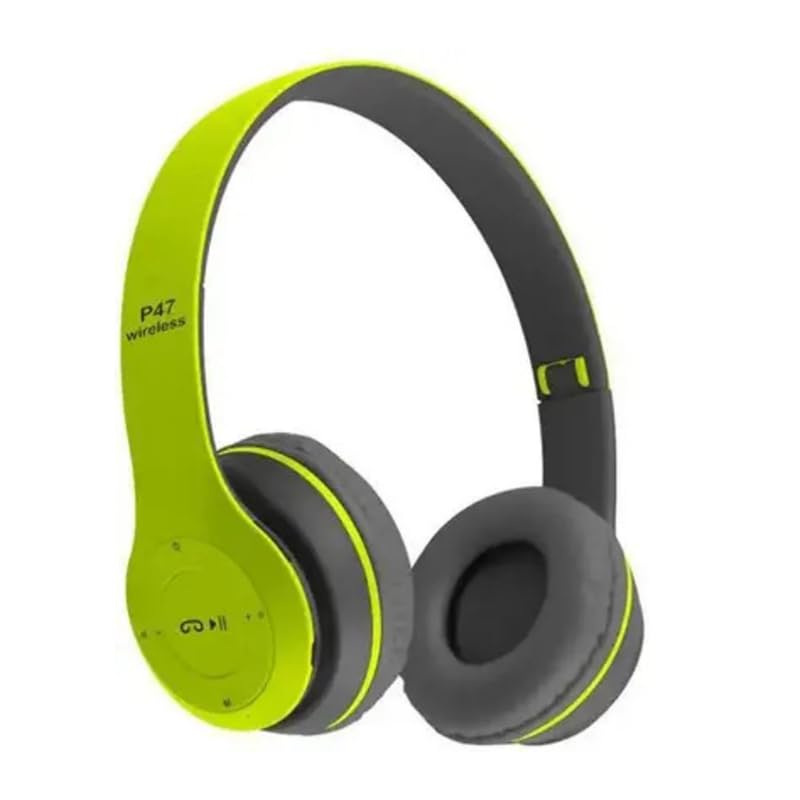 Image of P47 Wireless iC-10 Headphone with Mic & SD Card Slot Bluetooth Headset