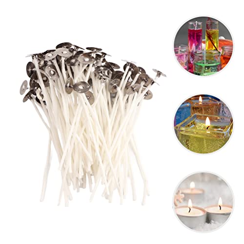 100 piezas mechas para velas de cera de soja miniatura 6