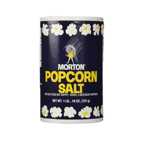 Morton Popcorn Salt Seasoning, Food Service, 26 oz