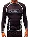 Da Hui Mens Midnight Sessions Long Sleeve Rash Guard Water Surf Shirt UPF 50+