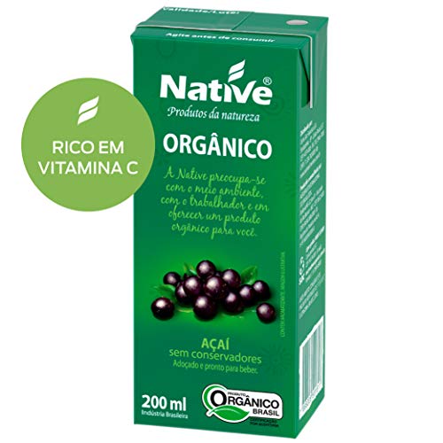 Açaí com Guaraná Orgânico Native 200ml